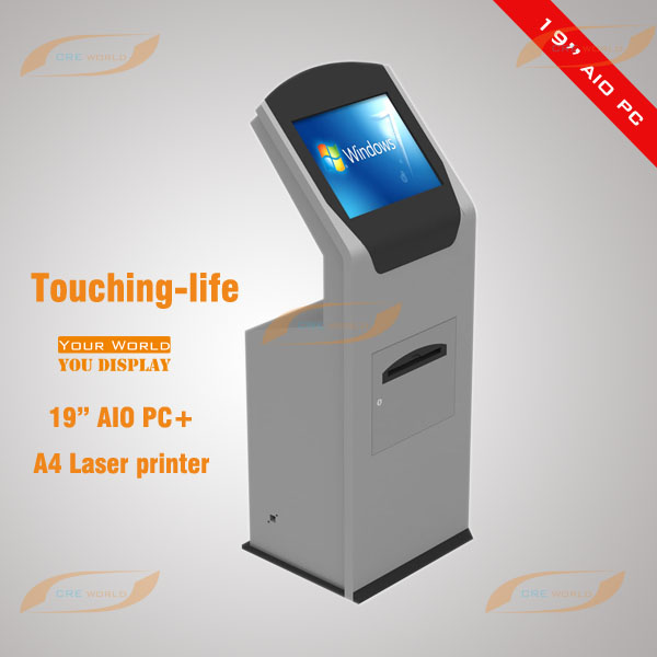19 inch interactive AIO PC+A4 Laser printer