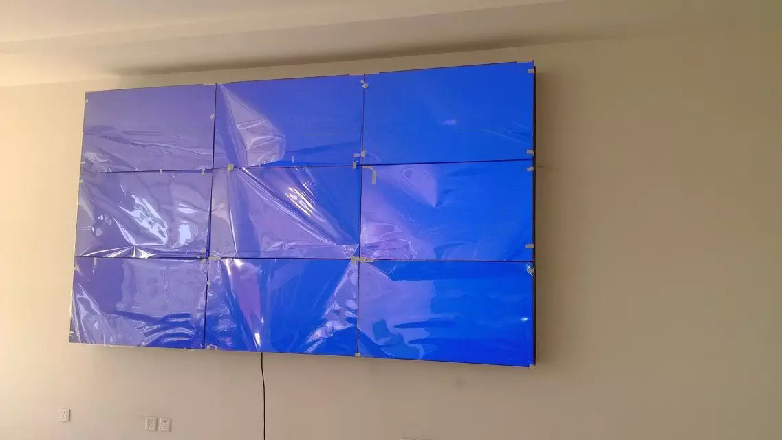 46 inch 5.3mm 3*3 LCD Video Wall with front maitance Hydraulic support