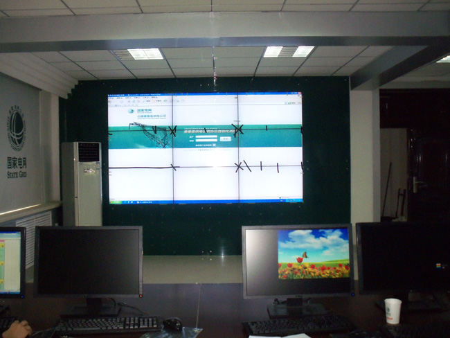 46 inch 3*3 LCD video wall in Lanzhou