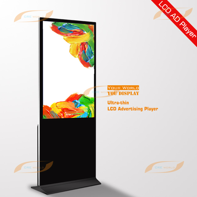 49 Inch Indoor Floor Standing LCD Advertising Display Screen