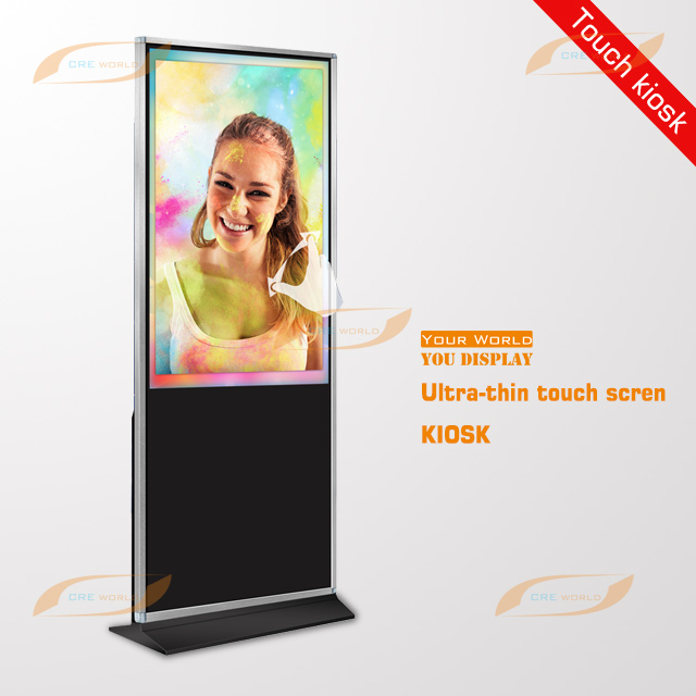 43 Inch Indoor Floor Standing LCD Touch Screen Kiosk