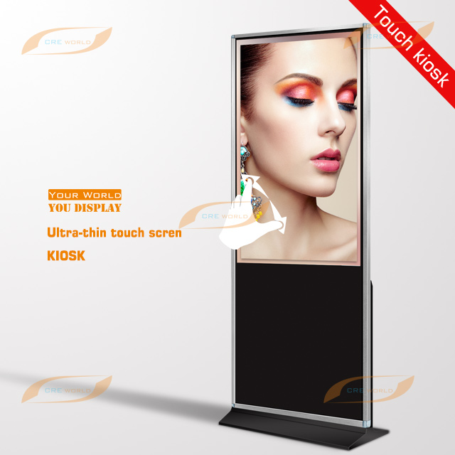 49 Inch Indoor Floor Standing LCD Touch Screen Kiosk