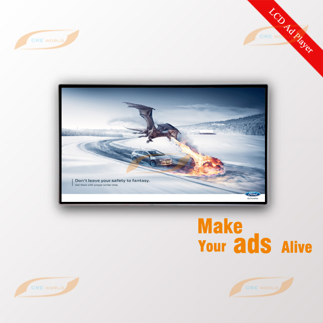 32 Inch Indoor Wall Mount LCD Advertising Display Screen